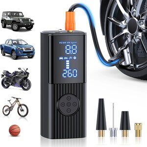 Air Compressor-180PSI & 20000mAh Portable Air Pump